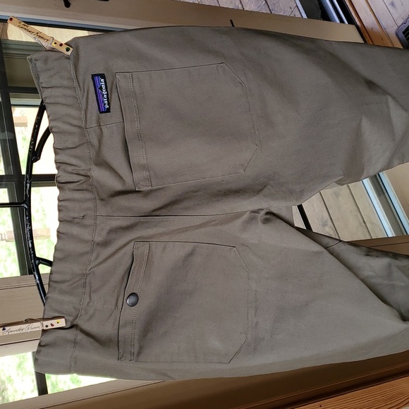Patagonia Sage Mens Twill Traveler Hiking Cinched, Button, Zip Sz. M Pants - Picture 6 of 16